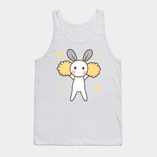 Cheering doodle bunny Tank Top